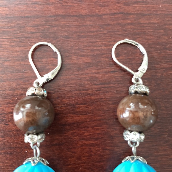 Dangling Beaded Earrings - Picture 4 of 5